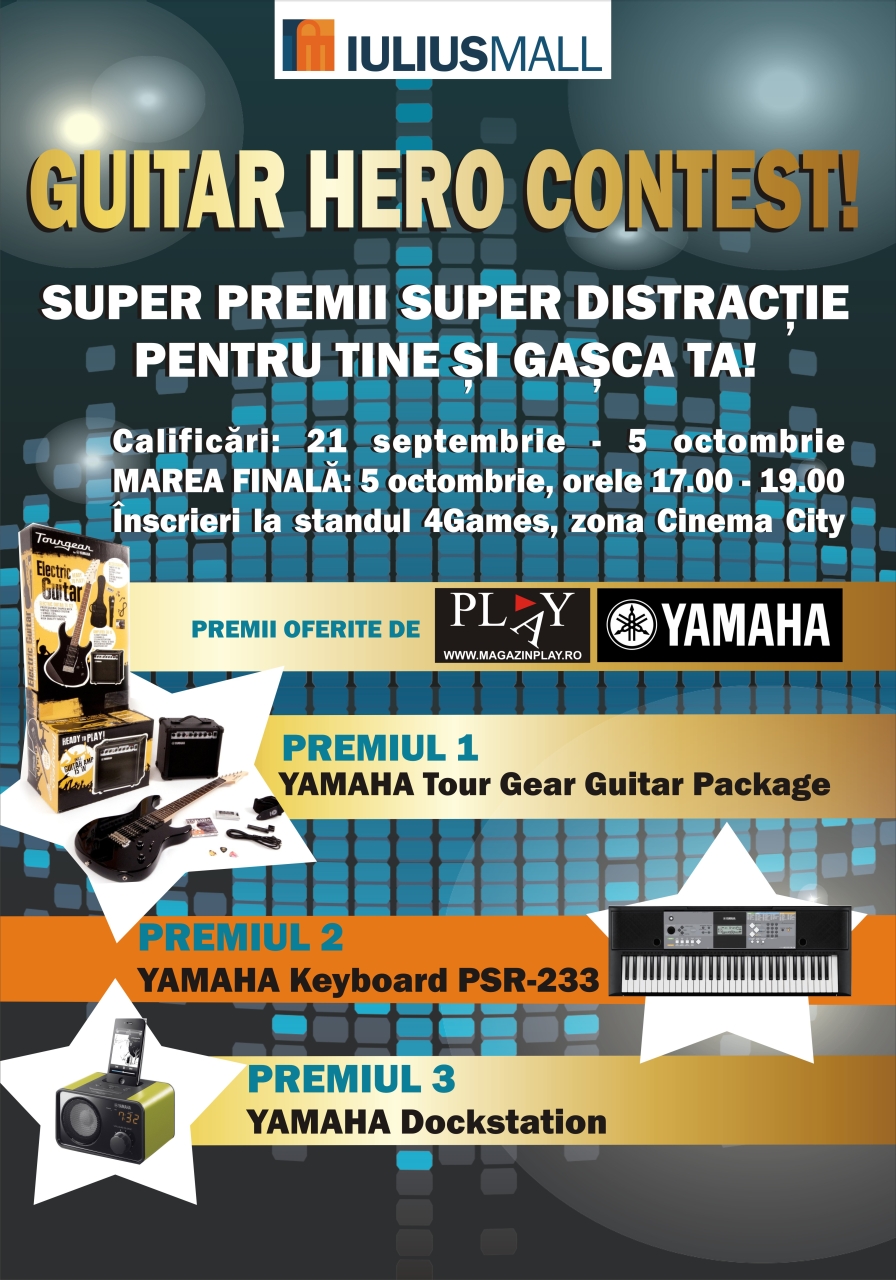 Concurs Guitar Hero Iulius Mall