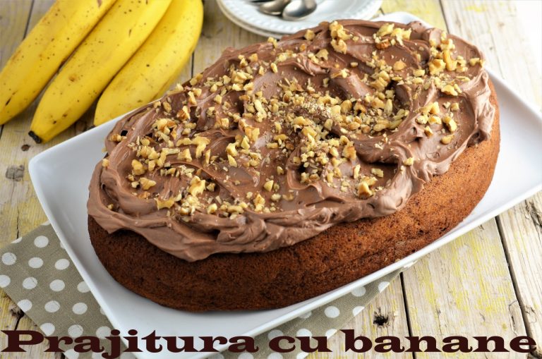 Prajitura Cu Banane - Retete Culinare By Teo's Kitchen