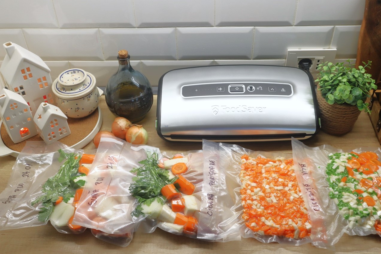 Meal prep – pregatirea meselor cu aparatul de vidat FoodSaver