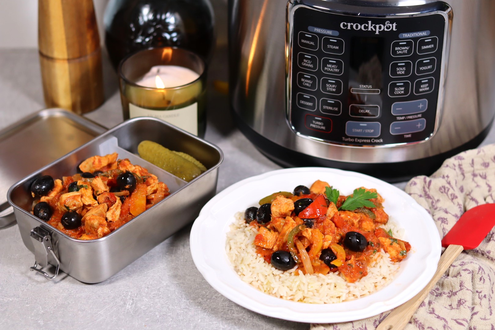 Pui cacciatore la Crockpot 