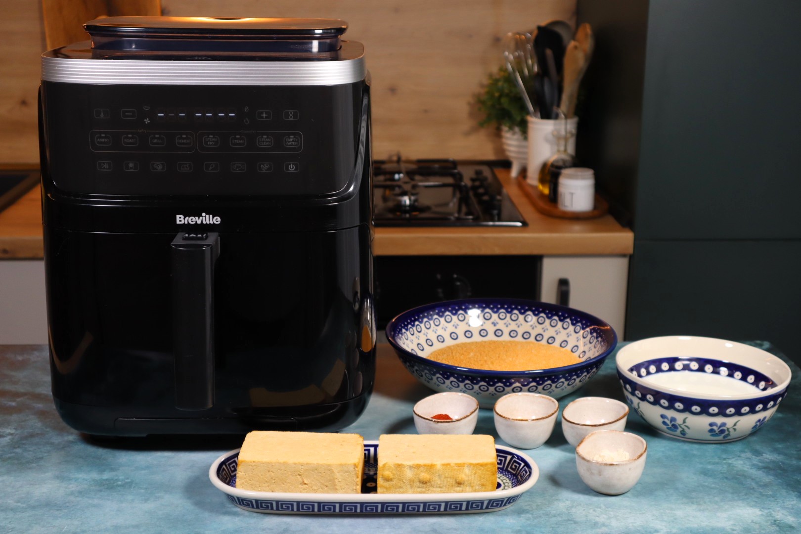 Tofu crocant la airfryer