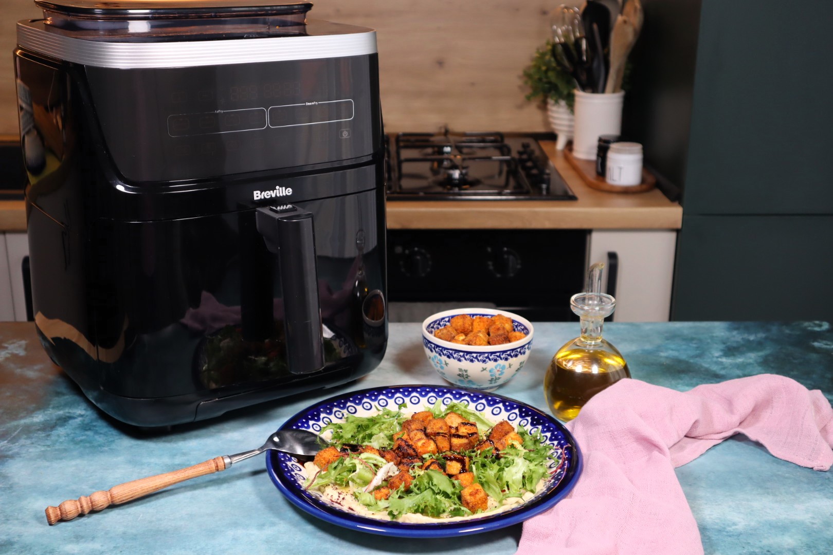 Tofu crocant la airfryer