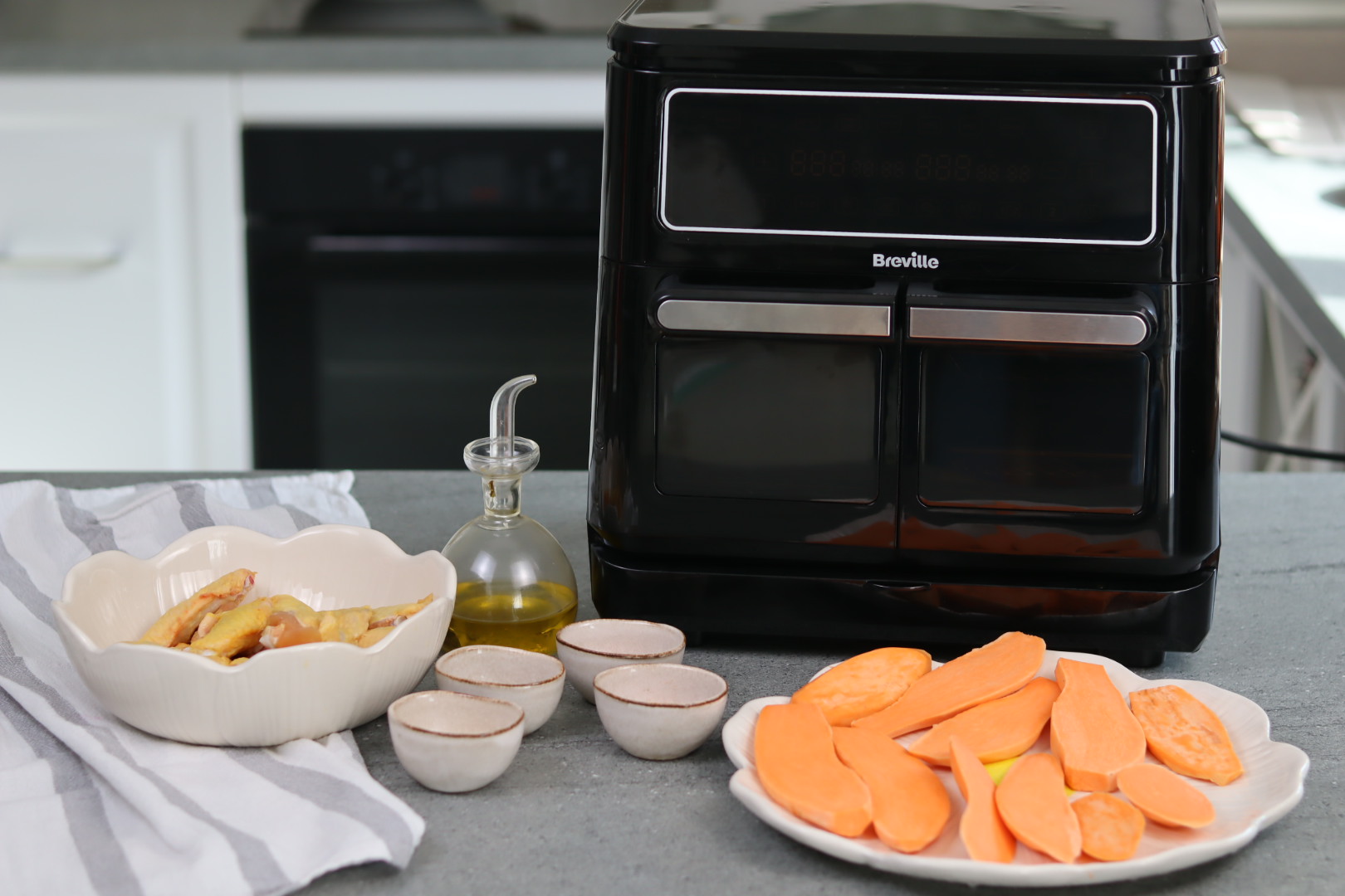 Meniu complet la Airfryer Dublu Breville