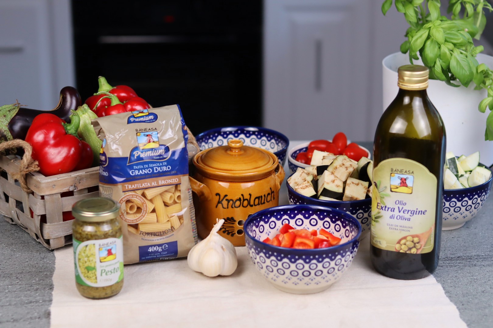 paste cu legume coapte