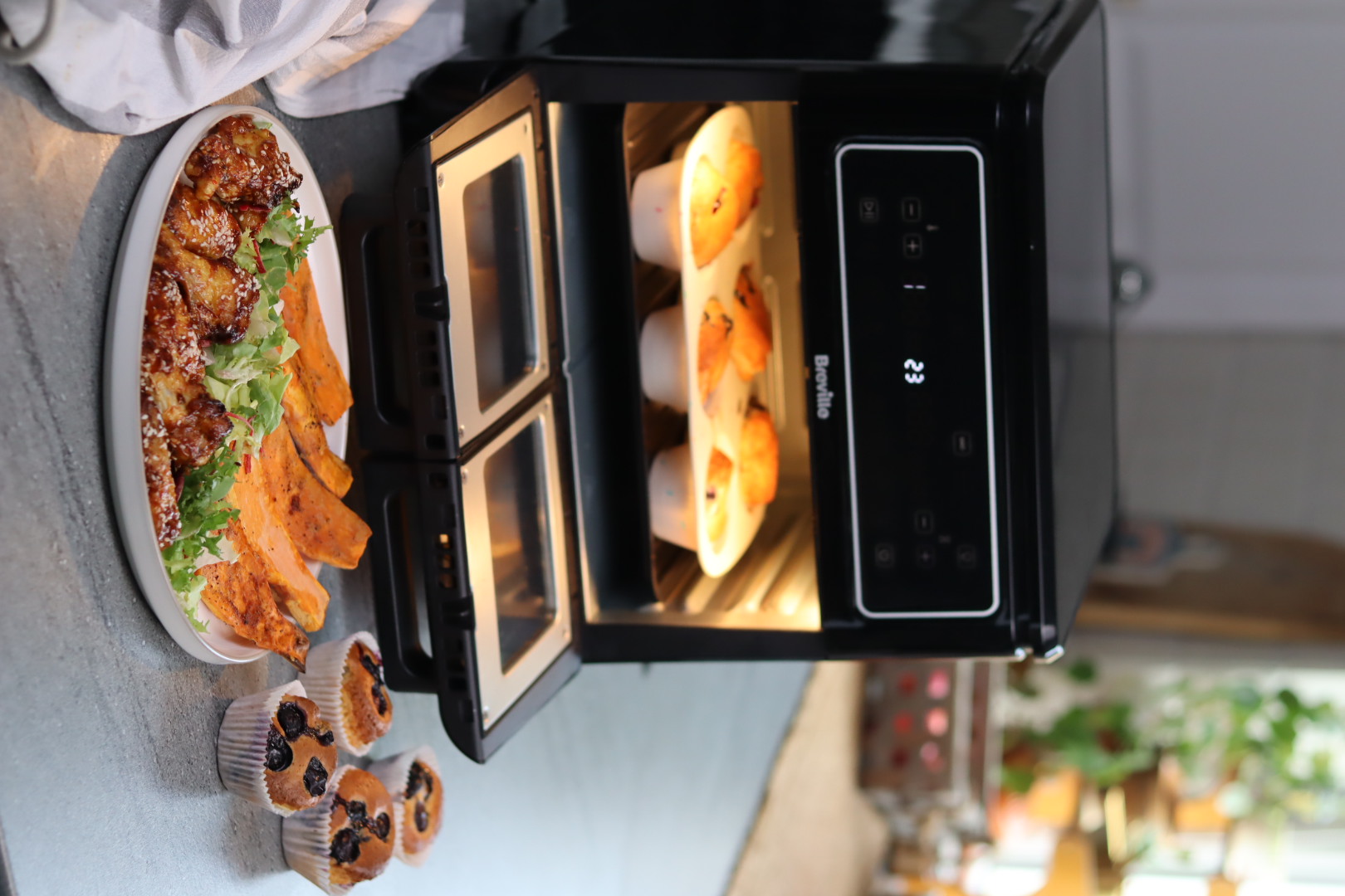 Meniu complet la Airfryer Dublu Breville