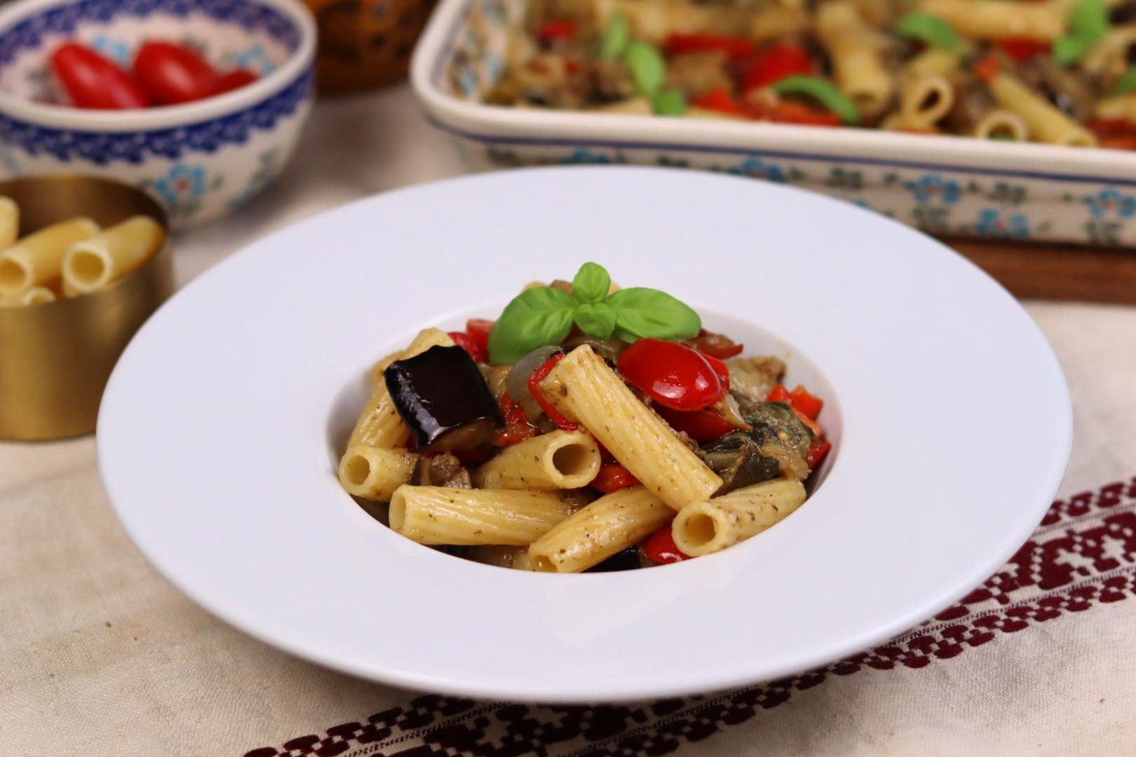 Paste cu legume coapte