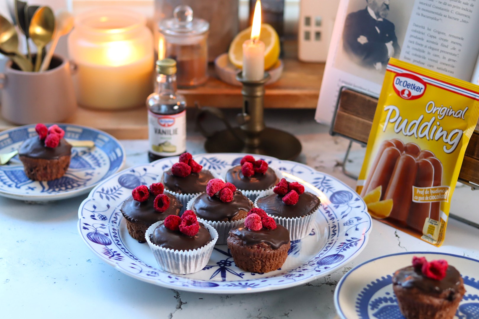 Brioșe vegane cu ciocolată