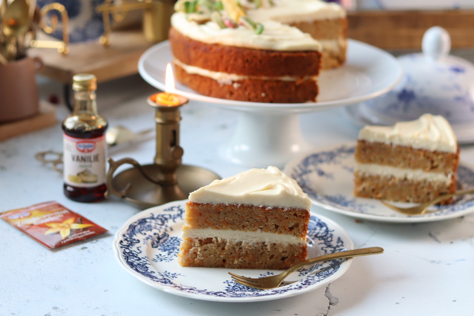 Carrot Cake cu crema de branza