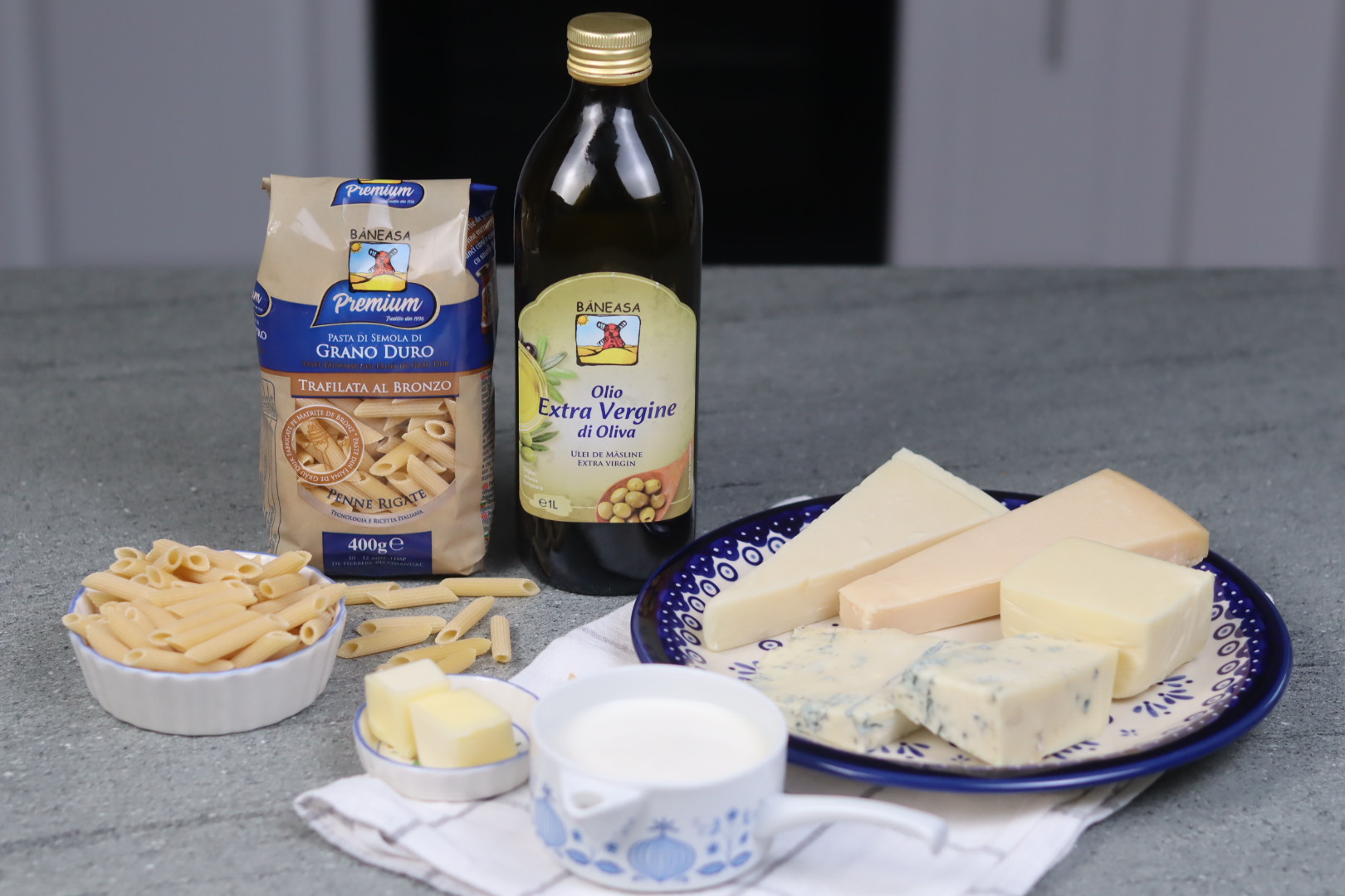 Penne quattro formaggi