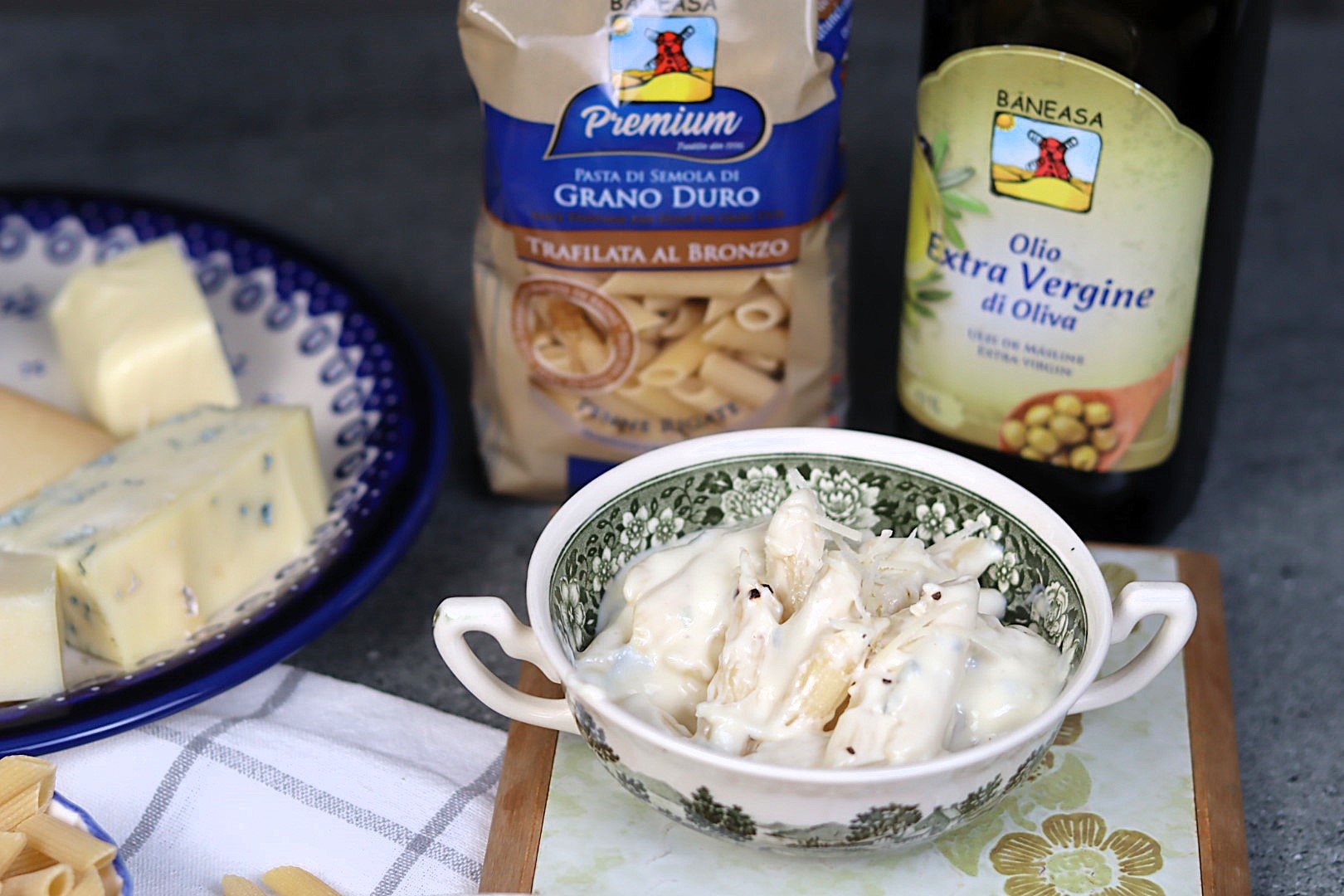 Penne quattro formaggi